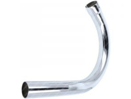 Exhaust Header Chrome Single Bend 32mm - 32mm Zündapp