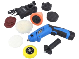 Polijstmachine Mini op Accu 12 Volt