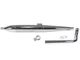Exhaust Flange 28mm - 70mm Sigar Model Chrome Complete Kreidler