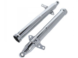 Outer Leg set Front fork Left & Right side Chrome Complete Remake Zündapp 517