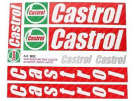 Sticker set 130mm x 150mm 5-Delig Castrol