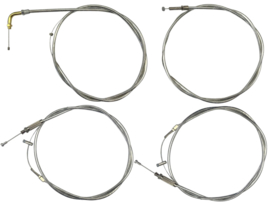 Kabel set Chroom Compleet 4-Delig Puch Maxi