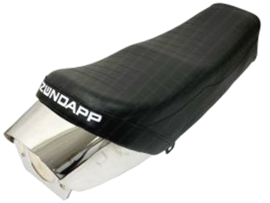 Buddyseat Black - Chrome Rearside Zündapp 517 1968 - 1976