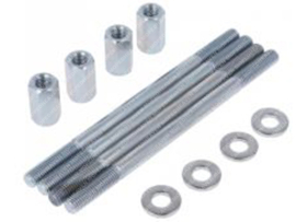 Cylinder Mounting set 3D Nuts M7 Gilera Citta / Vespa Ciao / SI / Bravo