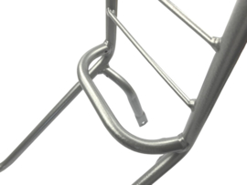 Luggagecarrier tank powdercoated silver Puch Maxi S