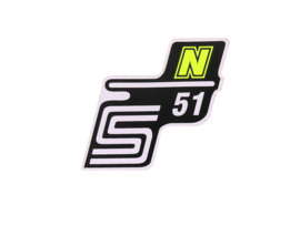 Sticker S51 N Neon Yellow Simson S51