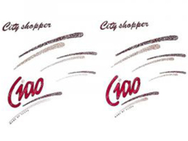 Sticker set Ciao City Shopper Red Vespa Ciao