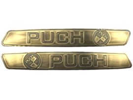 Tank Sticker Set Metal Gold Color RealMetal Puch Maxi Models