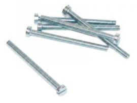 Engine Bolt Slotted Galvanized M6 x 65mm Zündapp