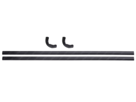 Tank Decorative Strip + Bends Black Honda Camino