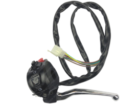 Brake lever with switch left Tomos A35/Youngst´R