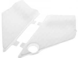 Side panel set Short White Honda MT