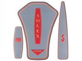 Sticker set Creme - Red - Gold Solex OTO Stokvis