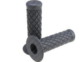 Handle grips set 22mm - 24mm 124mm Grey Retro Dama Universal