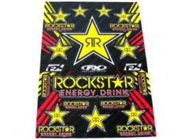 Sticker set 500mm x 350mm 18-Delig Rockstar Energy