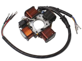 Stator 4-Coils 12 Volt Gilera Citta / Vespa Ciao / SI / Bravo