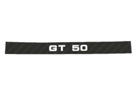 Sticker 165mm x 13mm Black - White Zündapp GT 50