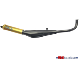 Exhaust Biturbo black Tomos A3/A35