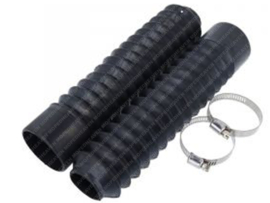 Fork covers set Front fork Black Short 25cm Honda MT