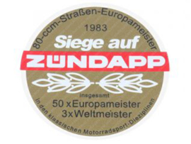 Sticker Siege auf Zündapp Models
