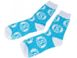 Socken 42 > 47 Blau - Weiß Sachs Motor