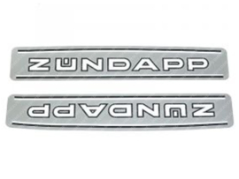 Sticker set Metallic Silver Short track Tank Zündapp 529