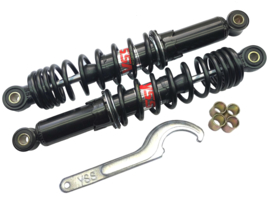 Shock absorber set YSS PRO-X black / black 280mm Puch Maxi / Tomos / Gilera Citta / Etc