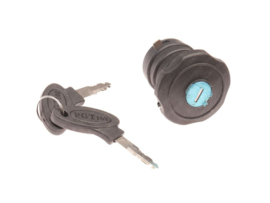 Fuel cap Black 38mm (AV88 / AU68) Kaptein Mobylette MBK51