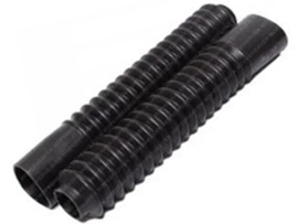 Fork covers set Front fork Black Long 34cm Honda MT / MTX