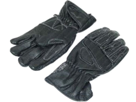 Winterhandschoenen Retro Leer Zwart MKX Small
