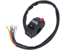 Handlebar Switch Black 3 Functions Universal