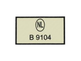 Approval Sticker NL B-numbers Kreidler / Zündapp