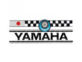 Sticker Japanse / Finish vlag 90mm x 37mm Yamaha