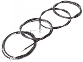 Kabel set Compleet Zwart 4-Delig Vespa SI