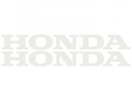 Sticker set Honda 220mm - 25mm White 2-Pieces Honda Models