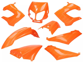 Cover set Orange 8-Pieces Derbi Senda SM / R / DRD / X-Treme