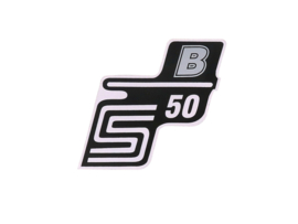 Sticker S50 B Silver Simson S50