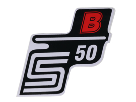 Sticker S50 B Red Simson S50