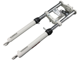 Front fork short 56cm white EBR Puch Maxi