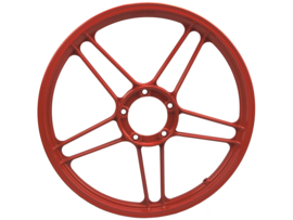 Star wheel 17 Inch Powdercoated Red 17 x 1.35 Puch Maxi