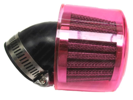 Powerfilter 45 Degrees 28mm - 35mm Chrome - Transparent Pink Universal