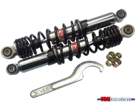 Shock absorber set YSS PRO-X black/chrome (300mm)