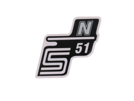 Sticker S51 N Silver Simson S51