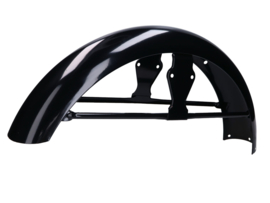 Mudguard front side with brackets black Simson S50 / S51 / S70