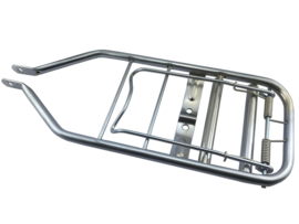 Luggage carrier rear with lock holder chrome Puch Maxi S