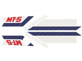 Sticker set Red 4-pieces Honda MT50 1979 > 1983