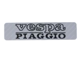 Tankemblem Aluminium 115mm x 28mm Vespa - Piaggio