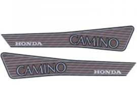 Sticker set Tank Brown - Grey - Black Honda PA50 Camino