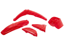 Cover set Red 5-Pieces Yamaha DT50MX / DT80MX