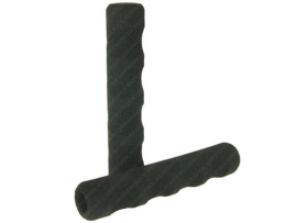 Spons Rubber set Remhevel 10cm Zwart - Zwart 2-Delig Universeel